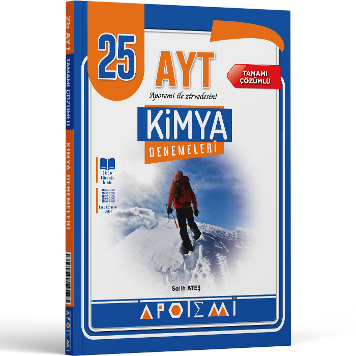 APOTEMİ YKS AYT DENEME 25 Lİ KİMYA - 2024-25